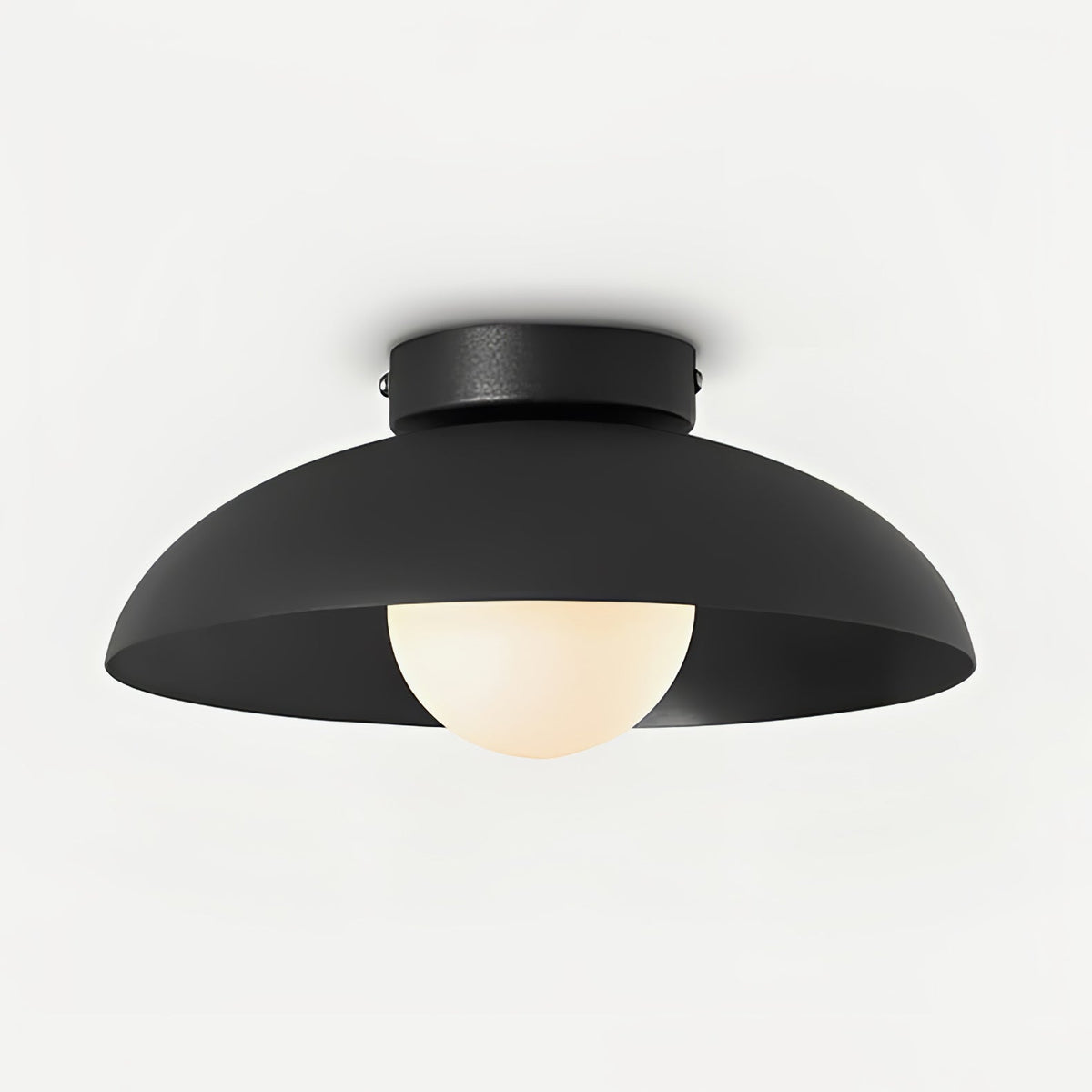 Sysilan Plafonnier en Verre Dôme Art Nordique - Neutralighting