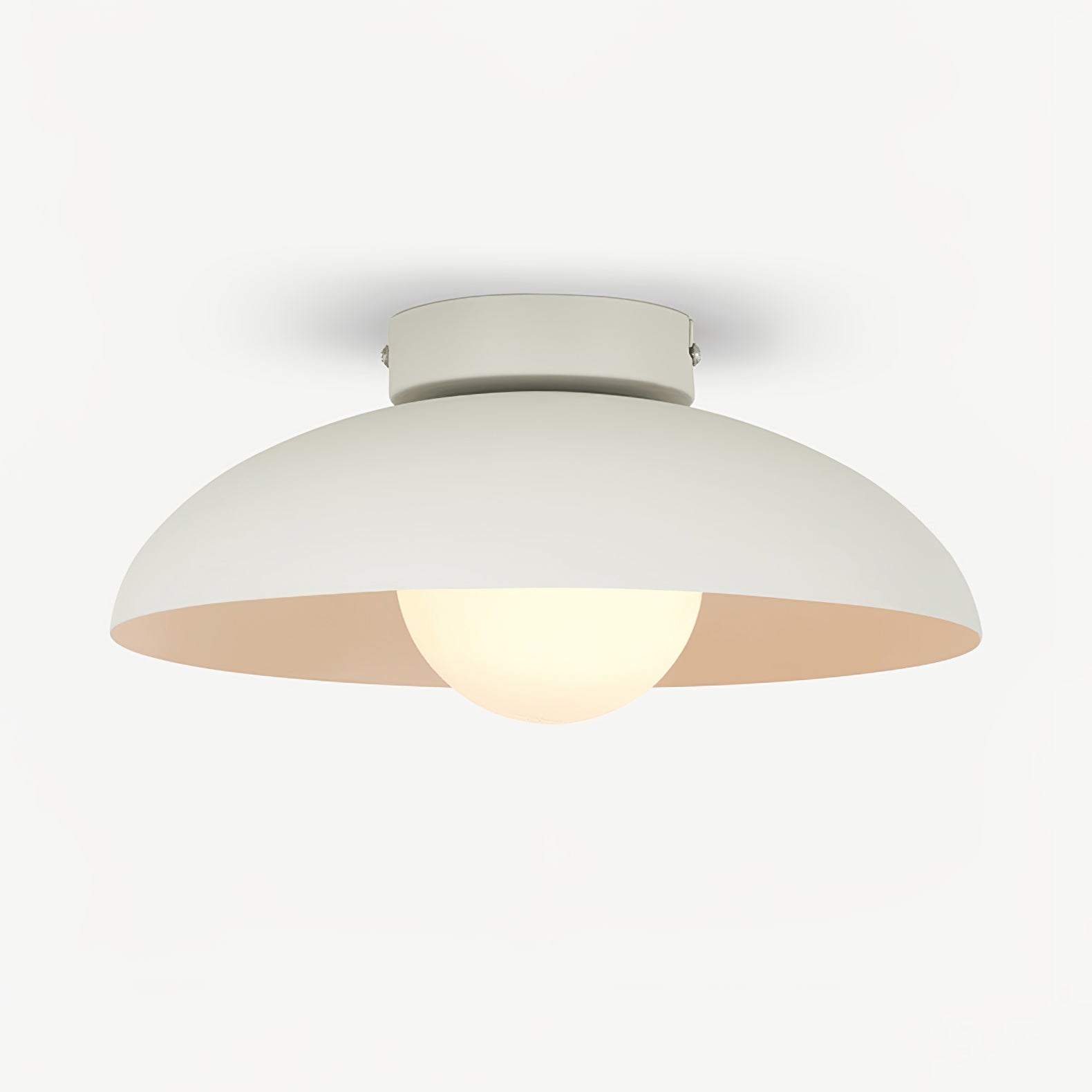 Sysilan Plafonnier en Verre Dôme Art Nordique - Neutralighting