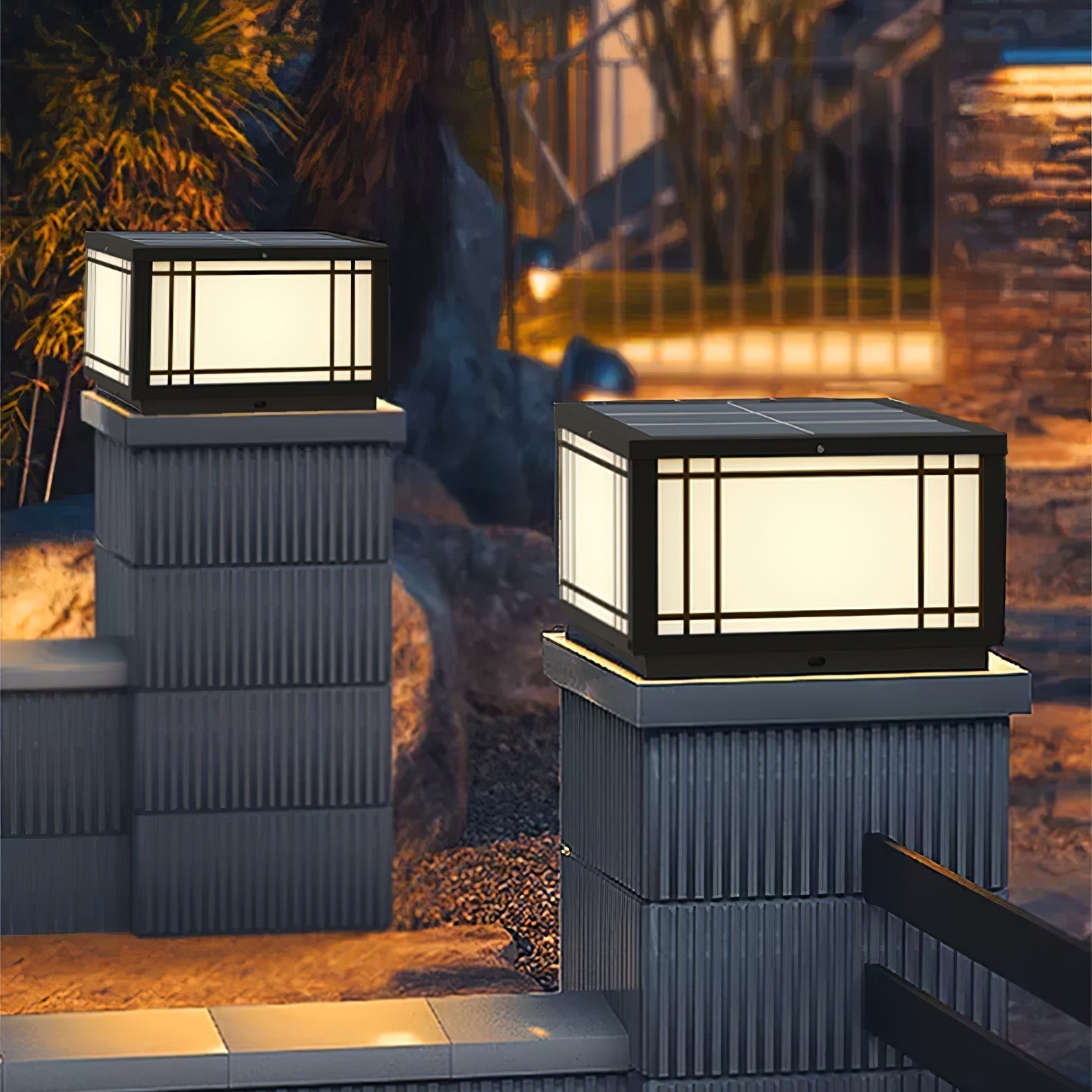 Harrison Lampe Solaire Cube Classique Premium Extérieure - Neutralighting