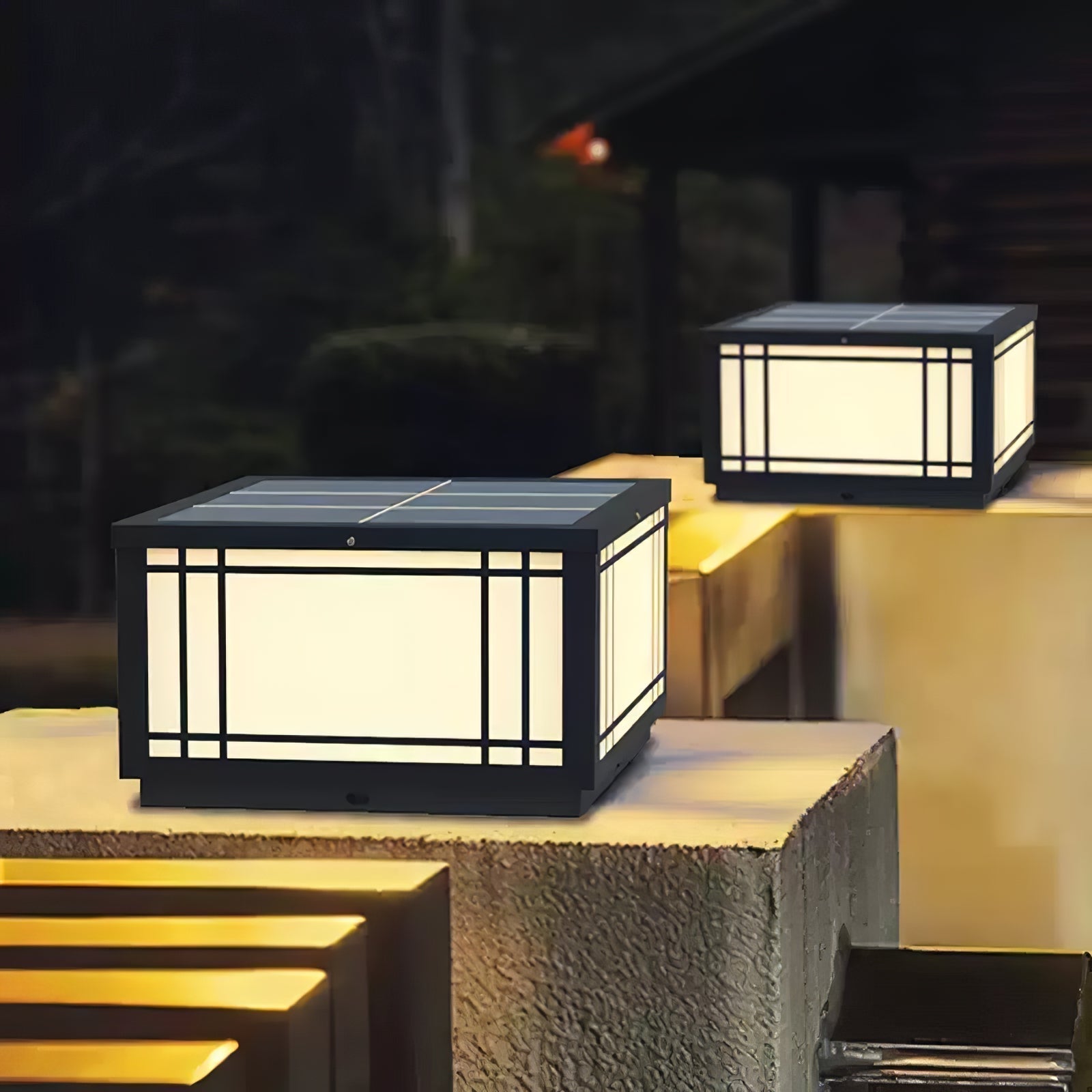 Harrison Lampe Solaire Cube Classique Premium Extérieure - Neutralighting