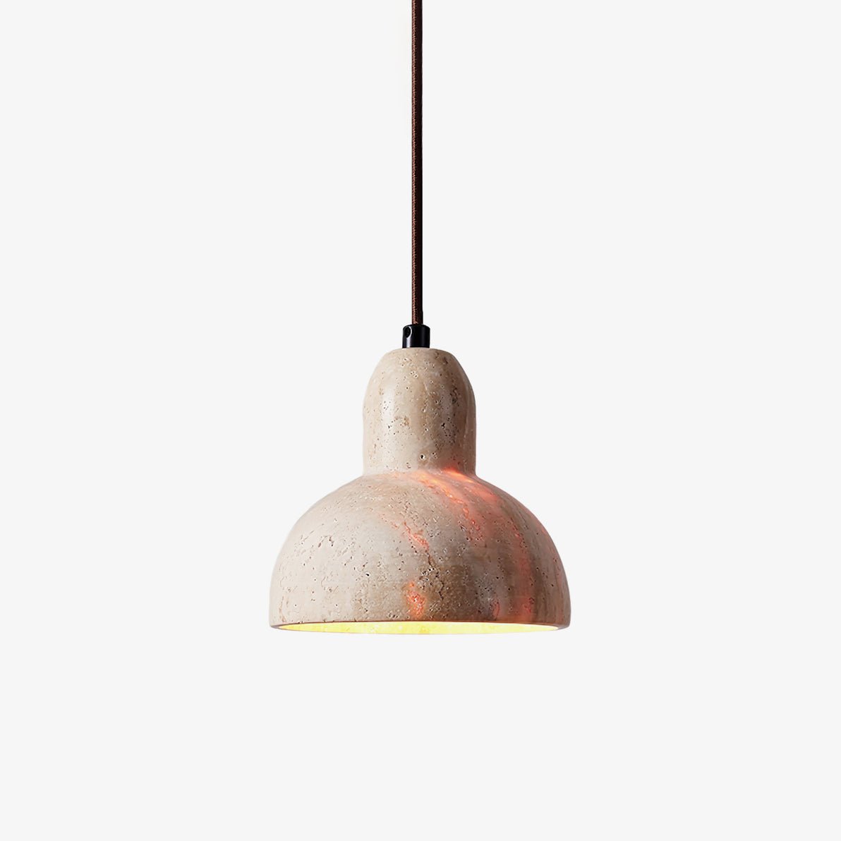 Cyrah Suspension Dôme en Travertin - Neutralighting