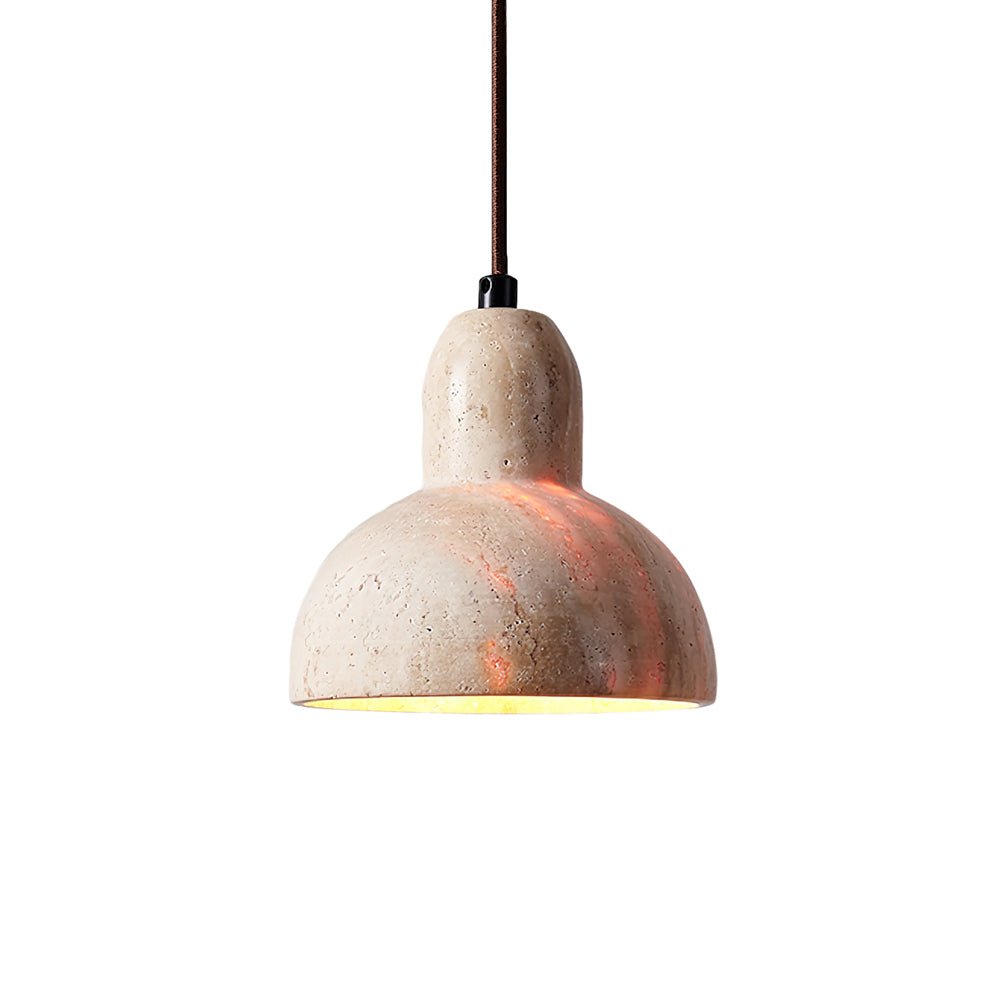 Cyrah Suspension Dôme en Travertin - Neutralighting
