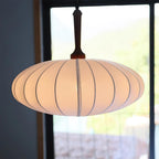 Hashira Tissu Suspension Ovale Mid Century - Neutralighting