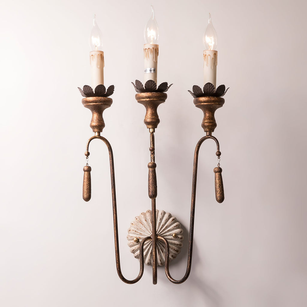 Avelaris Lampe Murale Vintage Industrielle en Bois et Métal - Neutralighting