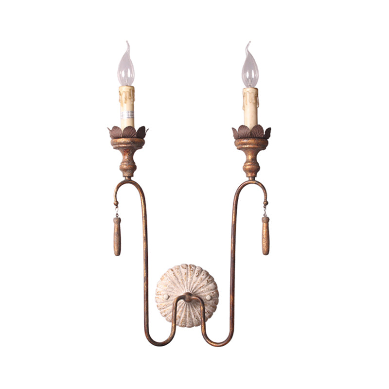 Avelaris Lampe Murale Vintage Industrielle en Bois et Métal - Neutralighting