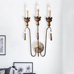 Avelaris Lampe Murale Vintage Industrielle en Bois et Métal - Neutralighting