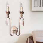 Avelaris Lampe Murale Vintage Industrielle en Bois et Métal - Neutralighting