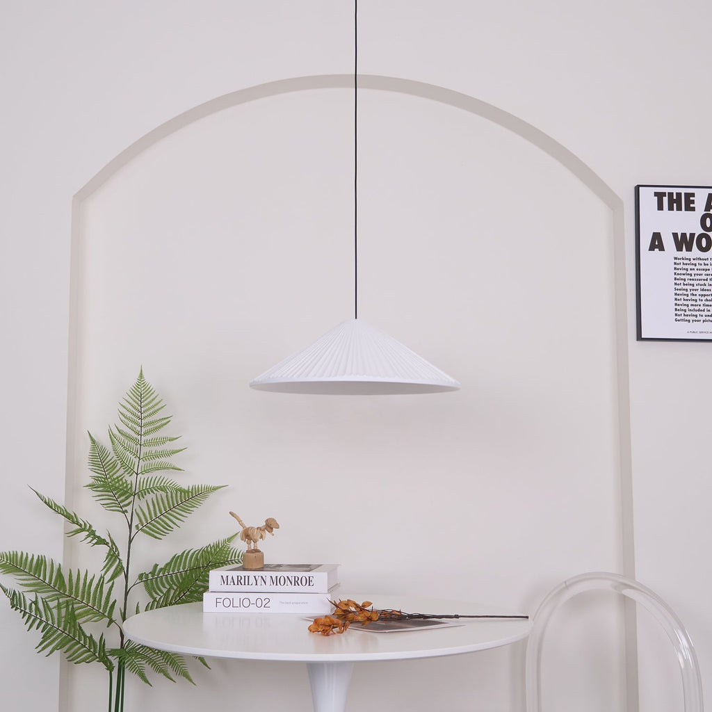 Cone Lampe Suspendue Minimaliste en Résine Chapeau - Neutralighting