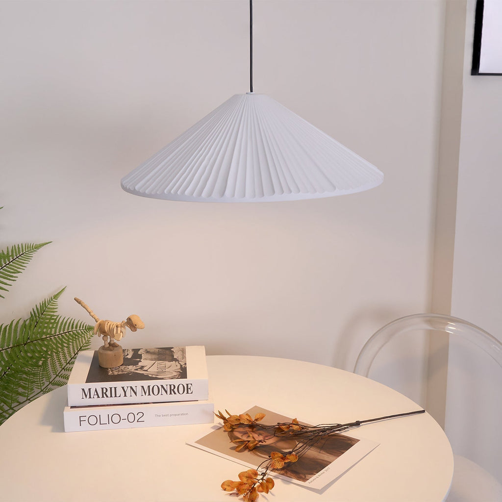 Cone Lampe Suspendue Minimaliste en Résine Chapeau - Neutralighting