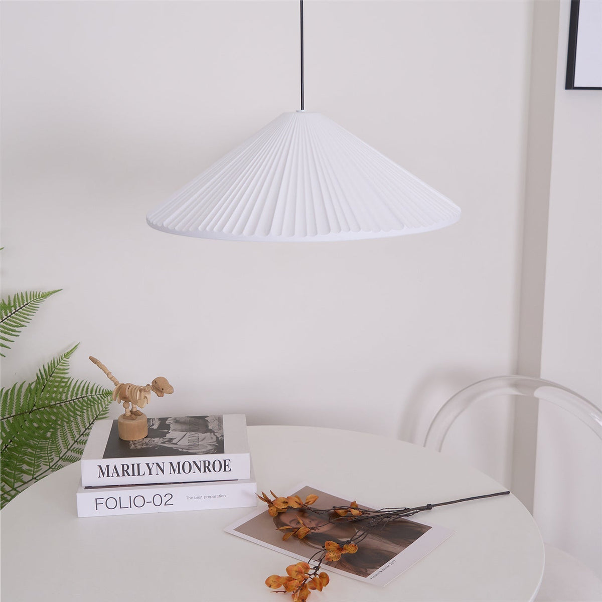 Cone Lampe Suspendue Minimaliste en Résine Chapeau - Neutralighting