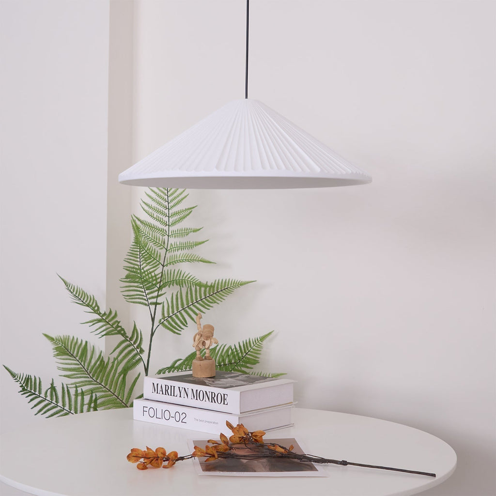 Cone Lampe Suspendue Minimaliste en Résine Chapeau - Neutralighting
