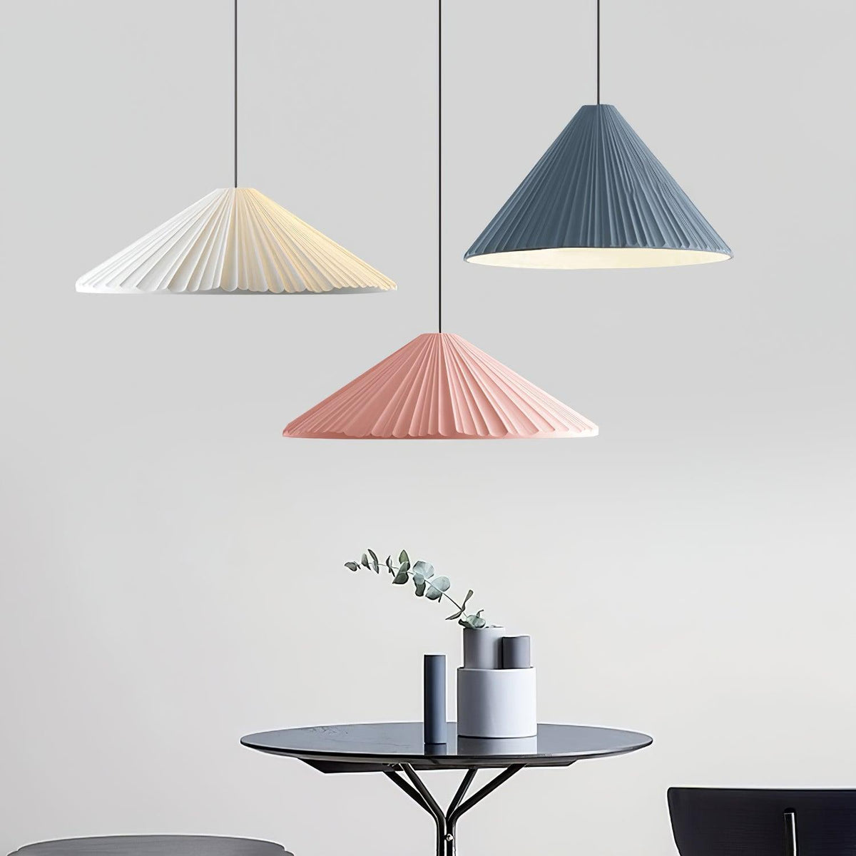 Cone Lampe Suspendue Minimaliste en Résine Chapeau - Neutralighting