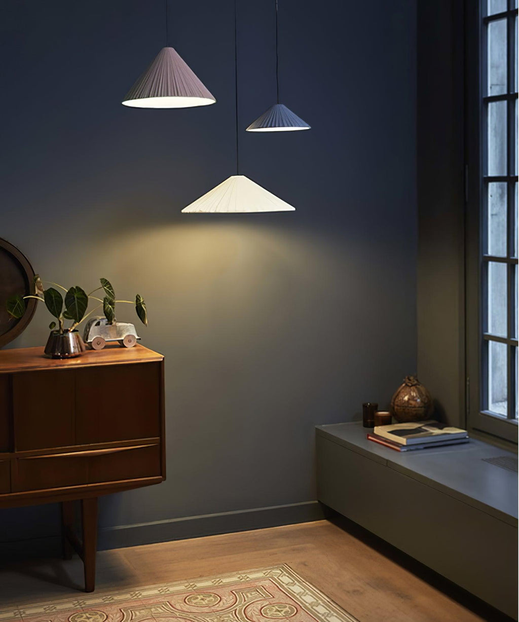 Cone Lampe Suspendue Minimaliste en Résine Chapeau - Neutralighting