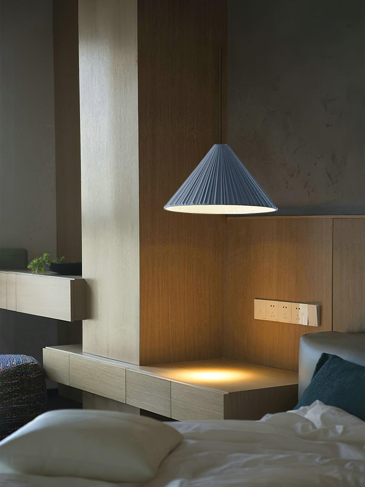 Cone Lampe Suspendue Minimaliste en Résine Chapeau - Neutralighting