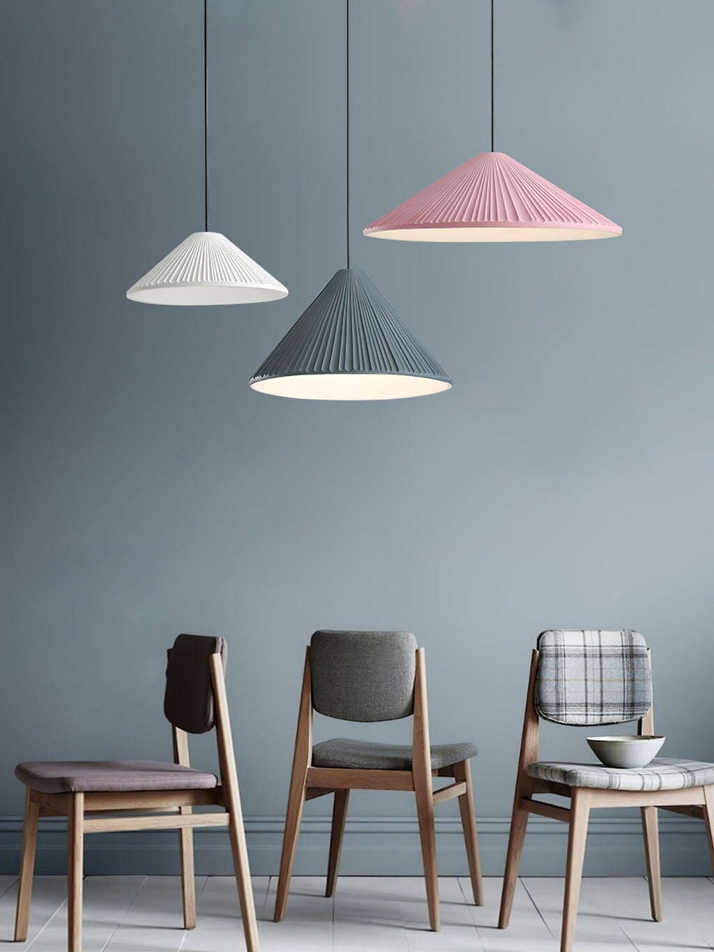 Cone Lampe Suspendue Minimaliste en Résine Chapeau - Neutralighting