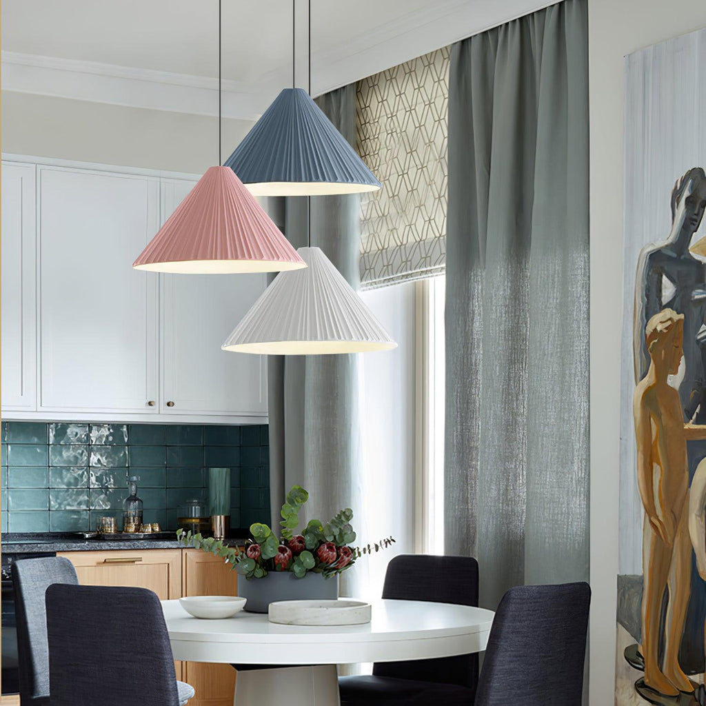 Cone Lampe Suspendue Minimaliste en Résine Chapeau - Neutralighting