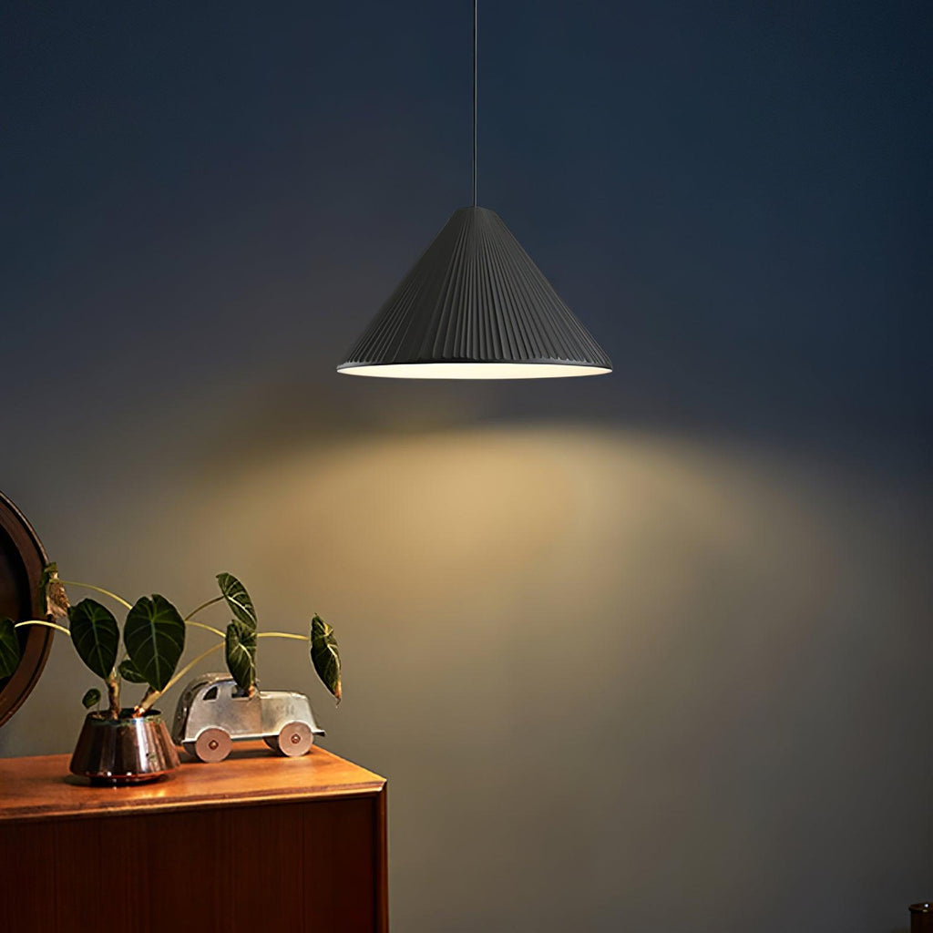 Cone Lampe Suspendue Minimaliste en Résine Chapeau - Neutralighting