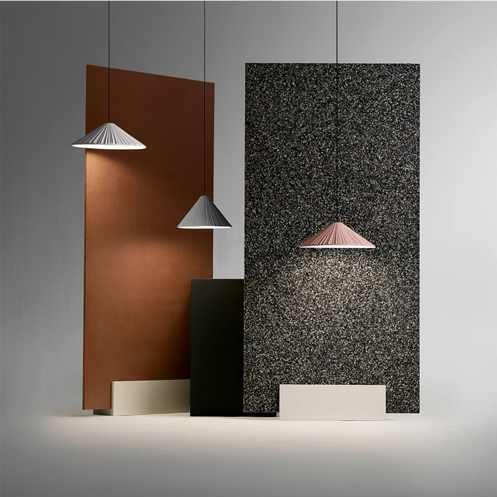 Cone Lampe Suspendue Minimaliste en Résine Chapeau - Neutralighting