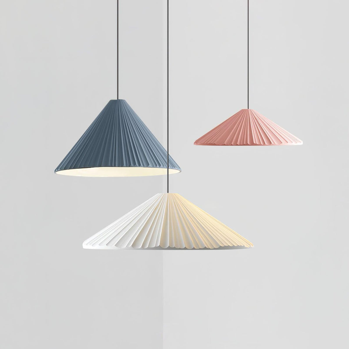 Cone Lampe Suspendue Minimaliste en Résine Chapeau - Neutralighting