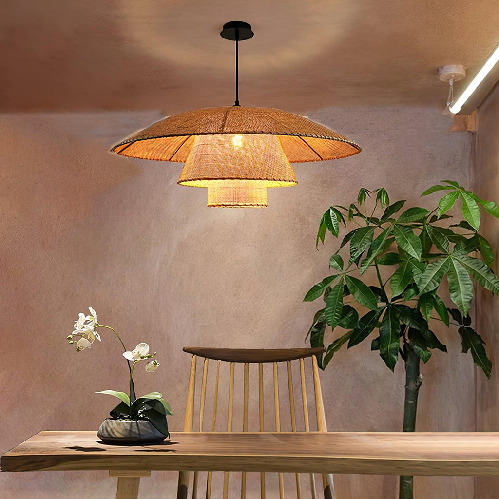 Orvellace Rotin Vintage Pendentif Lampe - Neutralighting