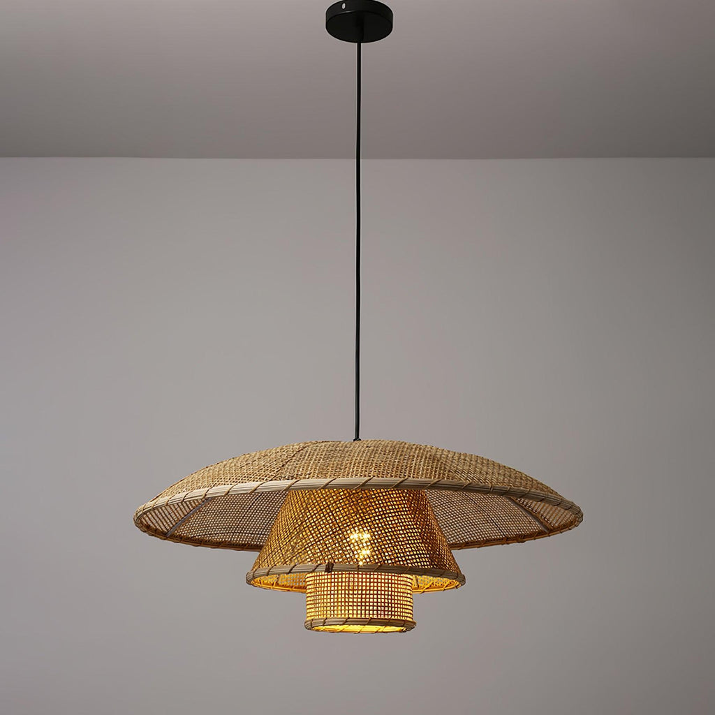 Orvellace Rotin Vintage Pendentif Lampe - Neutralighting