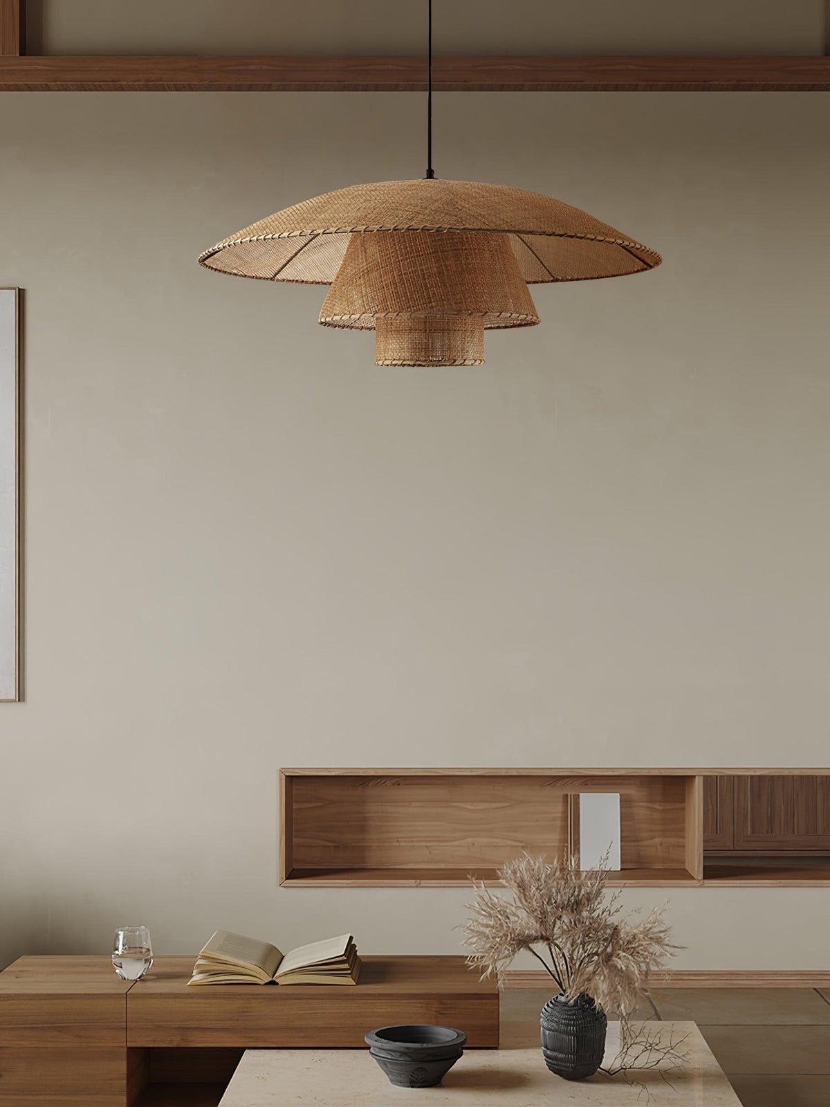 Orvellace Rotin Vintage Pendentif Lampe - Neutralighting