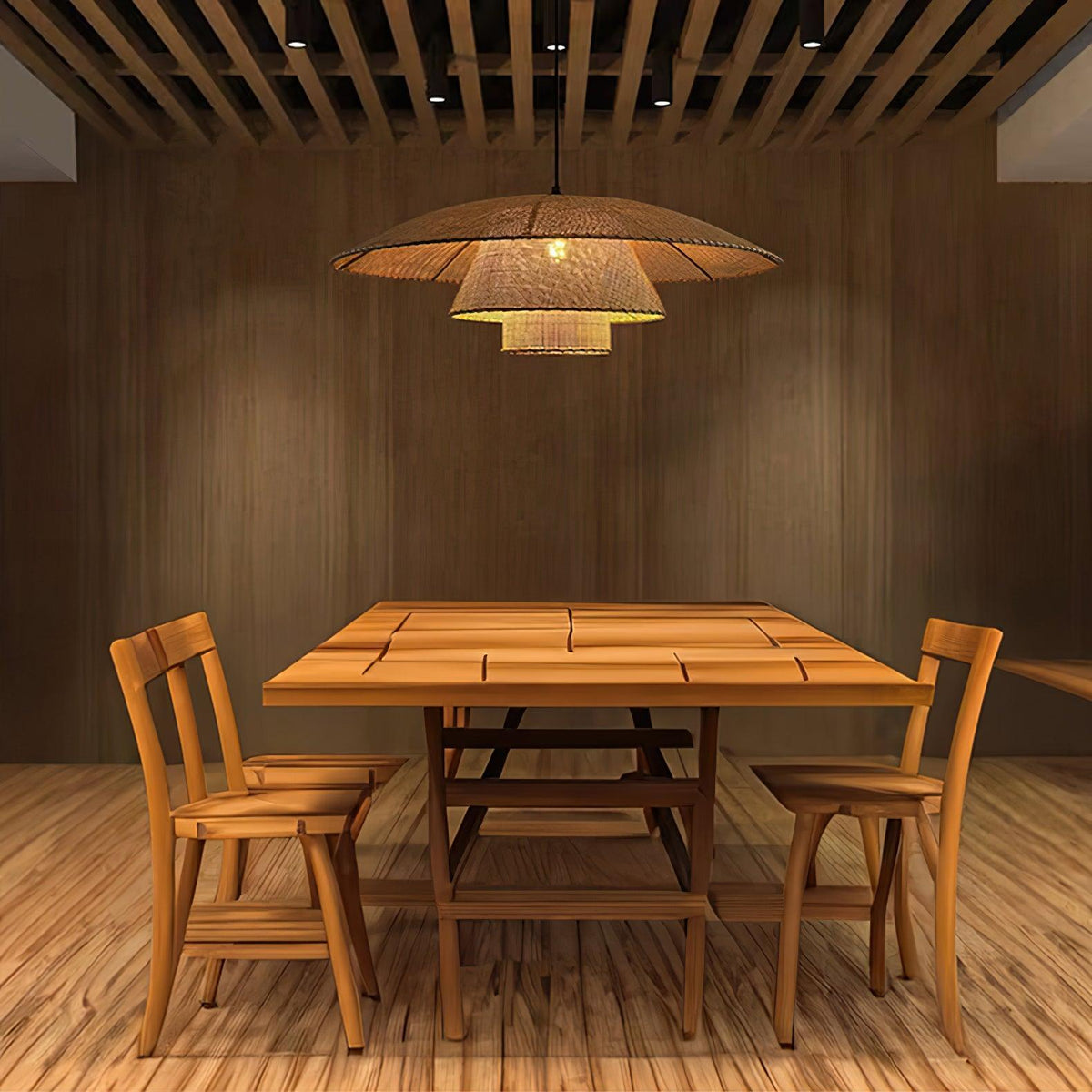 Orvellace Rotin Vintage Pendentif Lampe - Neutralighting