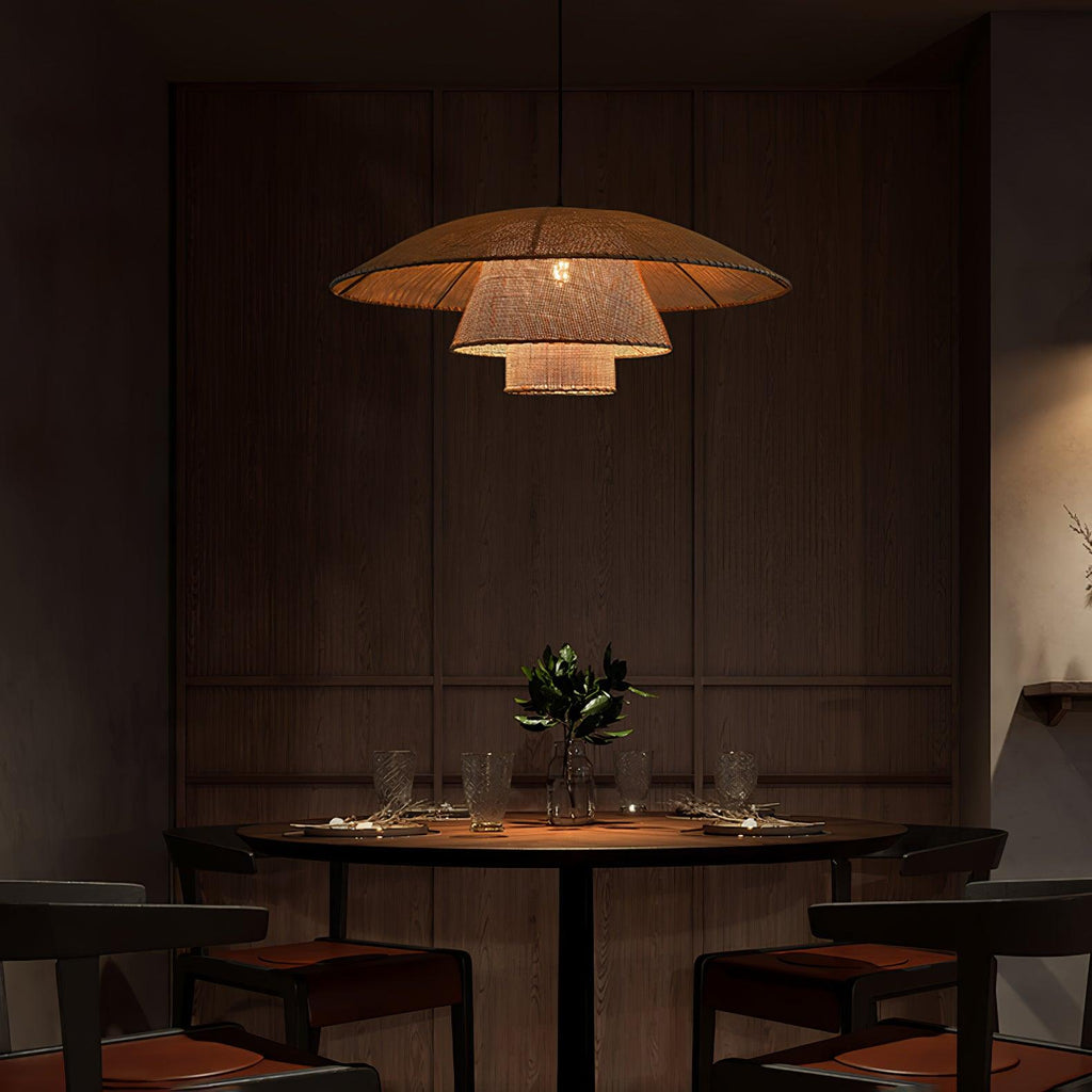 Orvellace Rotin Vintage Pendentif Lampe - Neutralighting