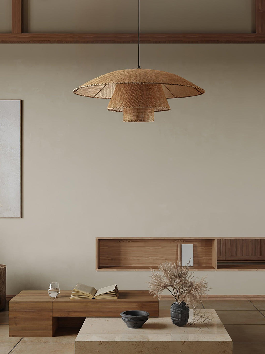 Orvellace Rotin Vintage Pendentif Lampe - Neutralighting