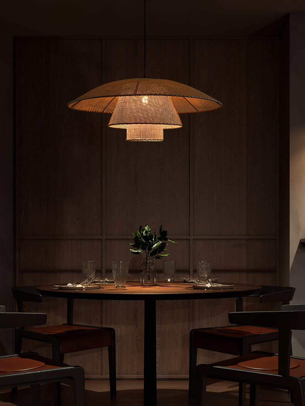 Orvellace Rotin Vintage Pendentif Lampe - Neutralighting