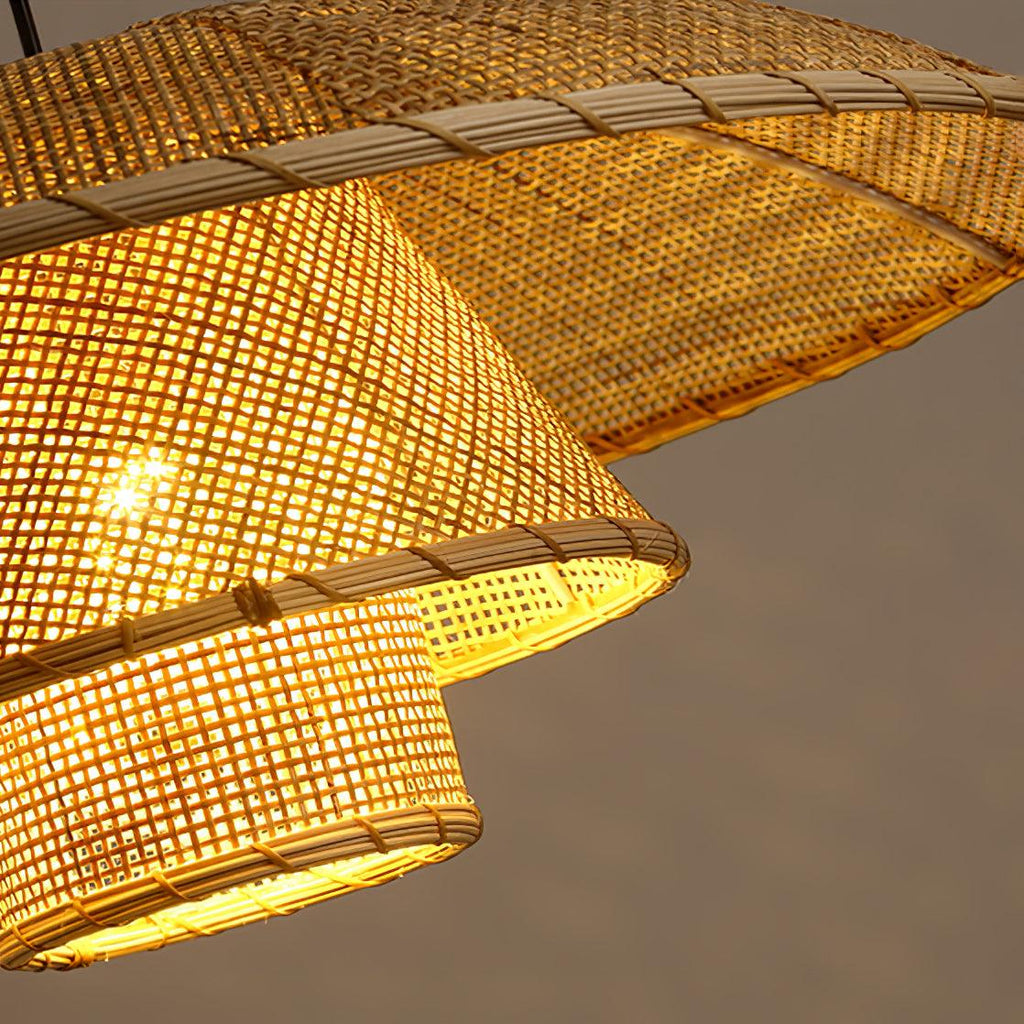 Orvellace Rotin Vintage Pendentif Lampe - Neutralighting