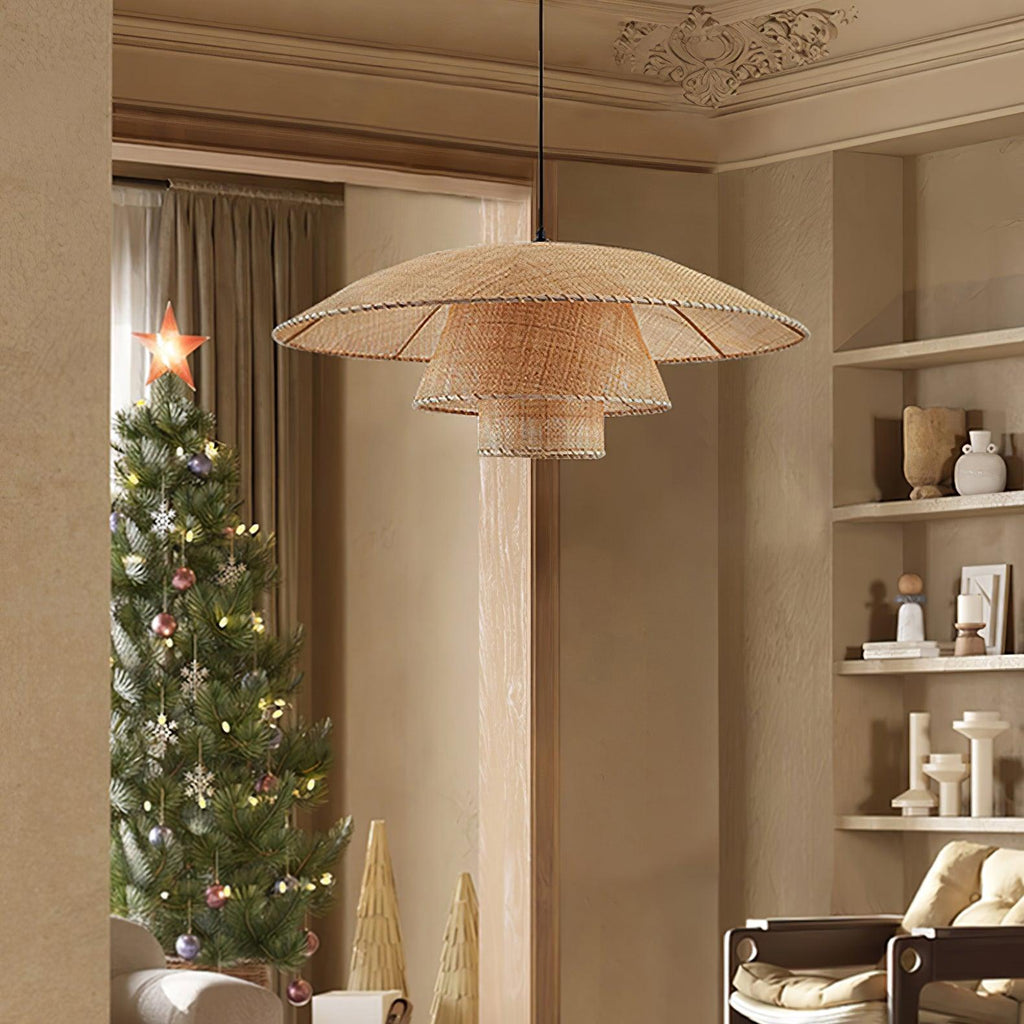 Orvellace Rotin Vintage Pendentif Lampe - Neutralighting