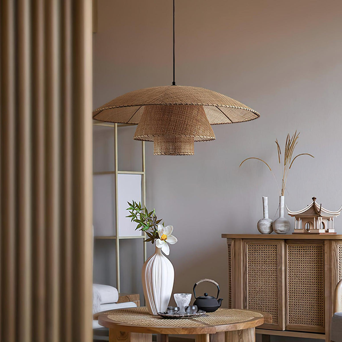 Orvellace Rotin Vintage Pendentif Lampe - Neutralighting
