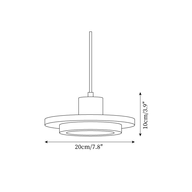 Solaro Suspension LED Travertin - Neutralighting