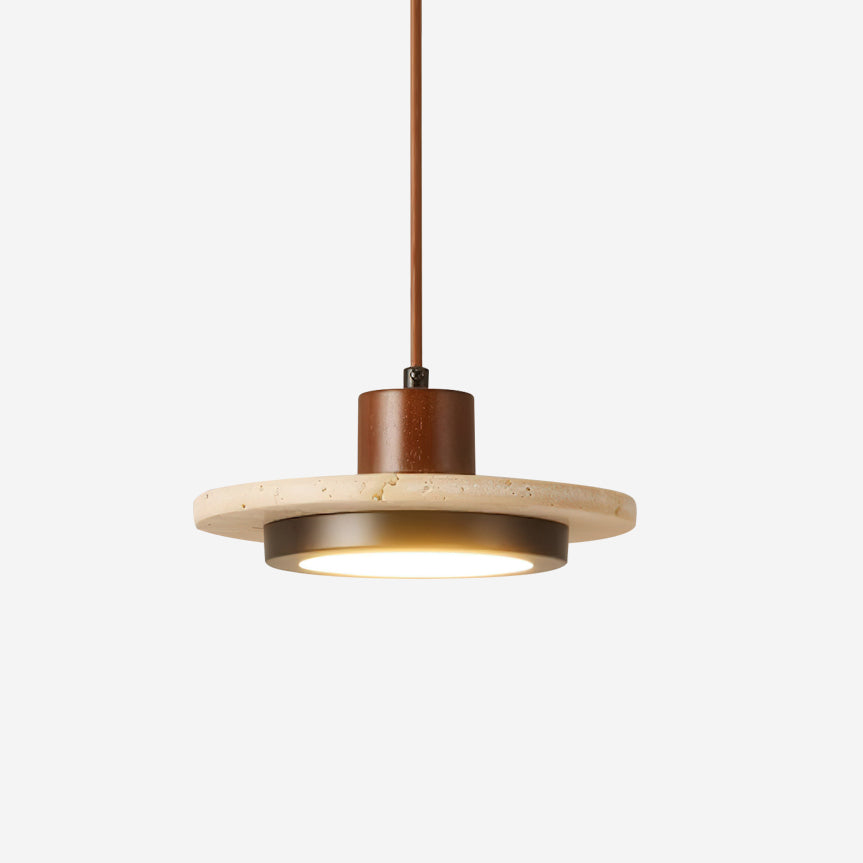 Solaro Suspension LED Travertin - Neutralighting
