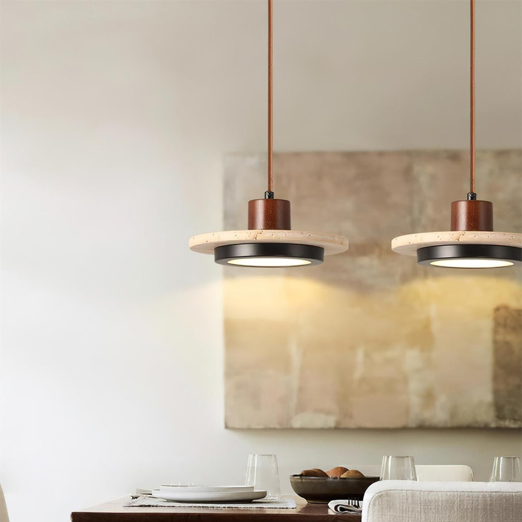 Solaro Suspension LED Travertin - Neutralighting