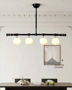 Hayes Lustre Bois Linéaire Boules en Verre - Neutralighting