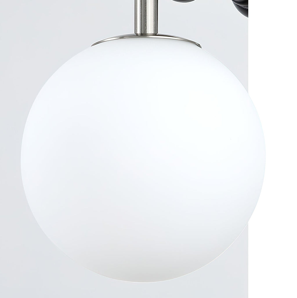 Hayes Lustre Bois Linéaire Boules en Verre - Neutralighting