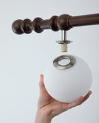 Hayes Lustre Bois Linéaire Boules en Verre - Neutralighting