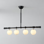 Hayes Lustre Bois Linéaire Boules en Verre - Neutralighting