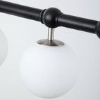 Hayes Lustre Bois Linéaire Boules en Verre - Neutralighting