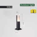 Lampe de pelouse éclairage extérieur lumière moderne en aluminium étanche à l'eau jardin extérieur lampe de pelouse maison cour décor paysage lumières
