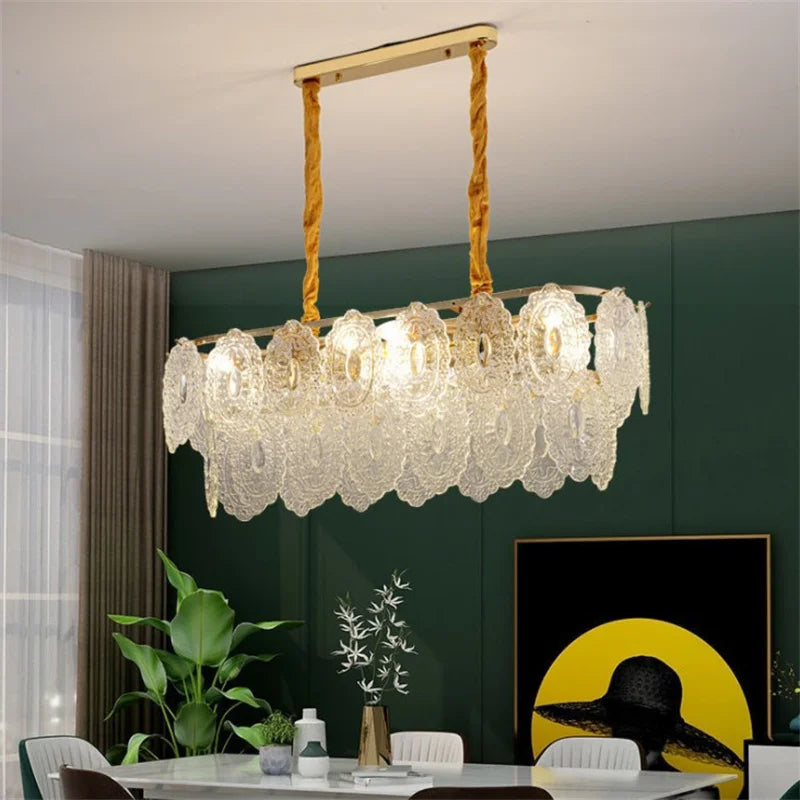 Lustre — En cristal moderne design luxe pour une ambiance élégante