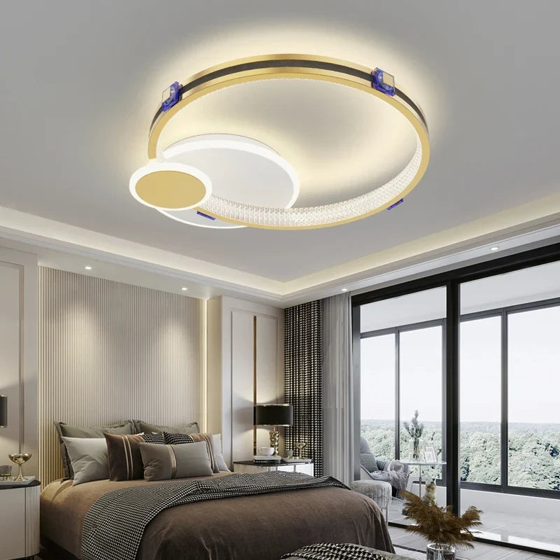 Plafonnier led design idéal pour tous les espaces intérieurs Maxence Clarté en Aluminium - Lignes Dessinées & Décor Raffiné