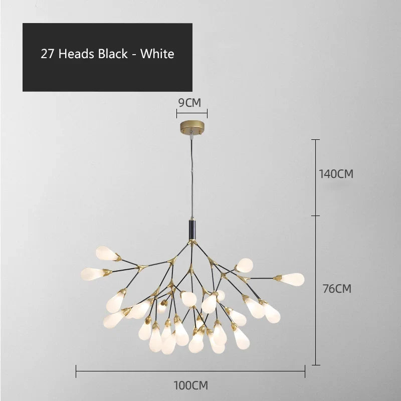 Lustre — Luciole design post-moderne pour intérieur élégant et créatif