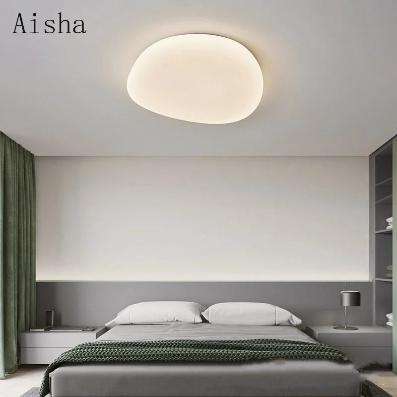 Plafonnier moderne en acrylique créatif avec éclairage led décoratif Léon Reflet - Une Note Actuelle dans le Décor