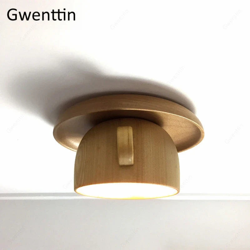 Plafonnier — En bois nordique pour décoration moderne et industrielle