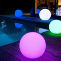 Lampe LED étanche boule de jardin lumière paysage éclairage déco jardin exterieur fête extérieure mariage bar piscina lampes de pelouse flottantes