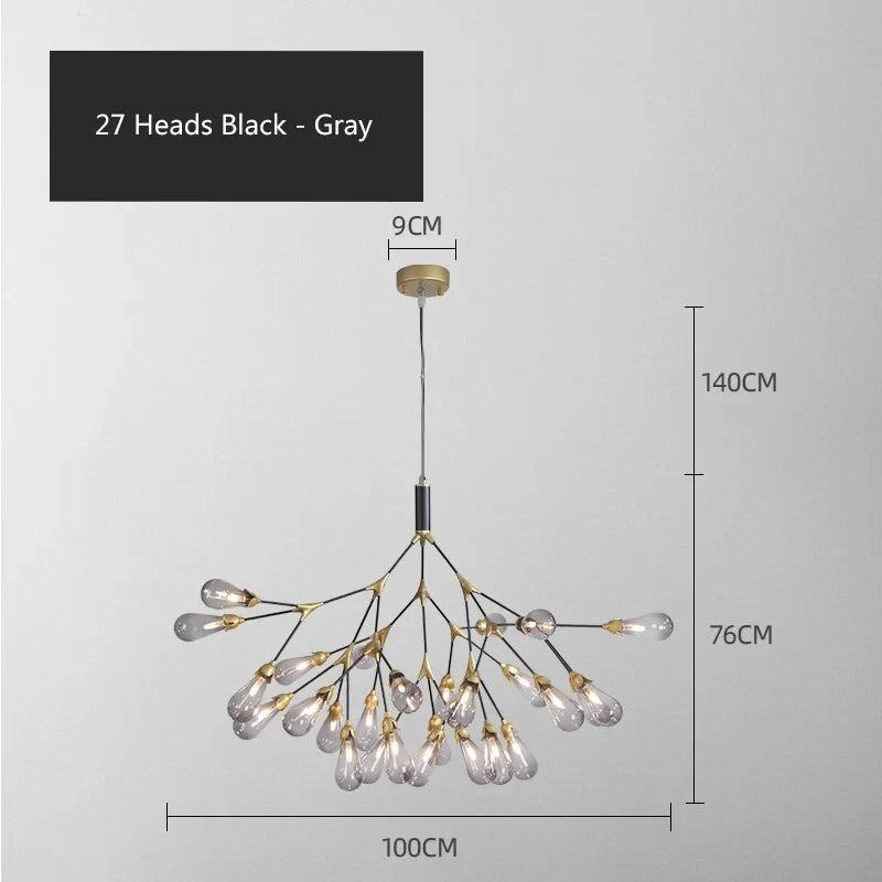 Lustre — Luciole design post-moderne pour intérieur élégant et créatif
