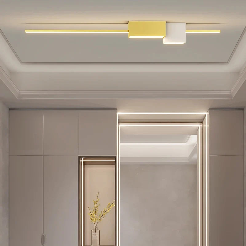 Plafonnier — LED nordique minimaliste pour long couloir